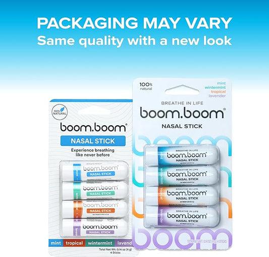 BoomBoom Nasal Stick (4 Pack)